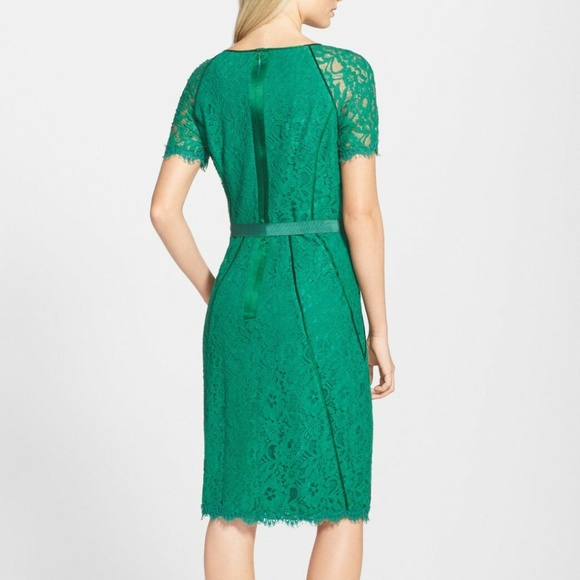 NUE BY SHANI VIOLET Ribbon Waist Lace dress - Picture 5 of 5